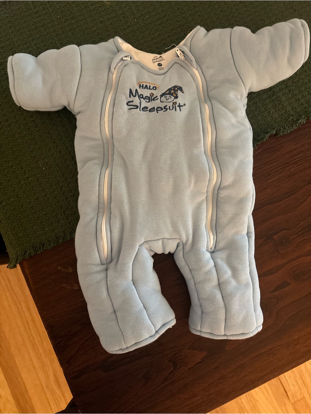Halo Light Blue Magic Sleepsuit One-Piece Footed Outfit